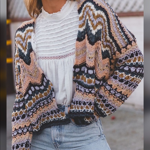 Free People Feeling Nostalgic Cardigan - Picture 2 of 14